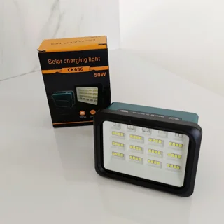 پروژکتور شارژی , خورشیدی Solar Charging Light مدل CK686 توان ۵۰ وات